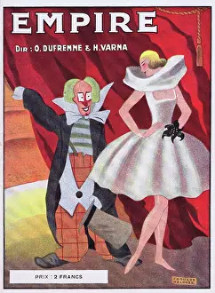 Halouze: Programme cover for the Empire Theatre