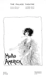 Hullo: Programme cover for Hullo America, 1918