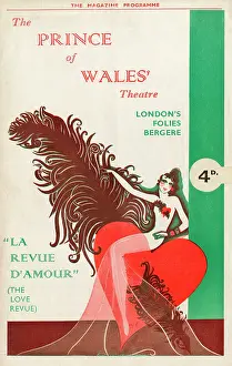 Amour: Programme cover for La Revue D'Amour, 1934