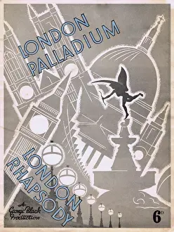 Rhapsody: Programme cover for London Rhapsody, 1937