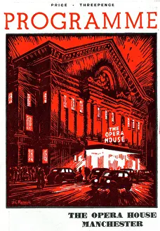 Threepence: Programme cover, The Opera House, Manchester