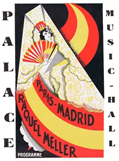 Meller: Programme cover for Paris - Madrid
