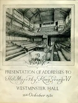 Address: Programme cover, Presentation to King George VI
