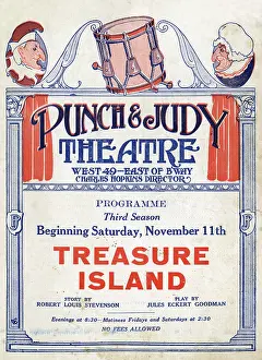 Stevenson: Programme cover, Punch & Judy Theatre, New York, USA