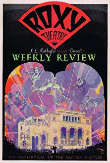 Roxy: Programme cover for the Roxy Theatre, New York, 1927