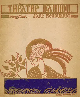 Daunou: Programme cover for the Theatre Daunou