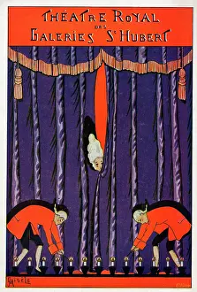 Curtains: Programme cover, Theatre Royal, Brussels, Belgium