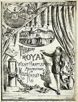 Hartlepool: Programme cover, Theatre Royal, West Hartlepool