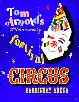 Harringay: Programme cover, Tom Arnold's Festival Circus