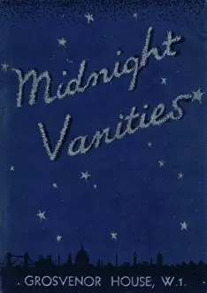 Vanities: Programme for Midnight Vanities at the Grosvenor
