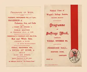 Liberties: Programme of Suffrage Week