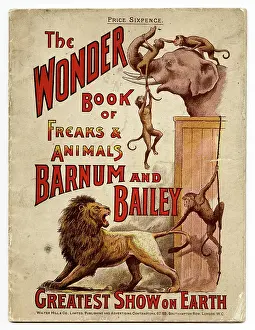 The Preston City Council Harris Museum & Art Gallery: Programme, Wonder Book of Freaks and Animals