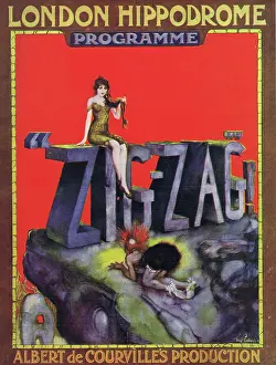 Courville: Programme for Zig Zag at the London Hippodrome