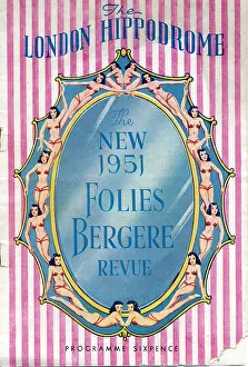 Bergere: Show Programmes - 1951, the new 1951 folies