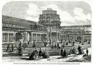 Horticultural: Progress of building for the International Exhibition 1849