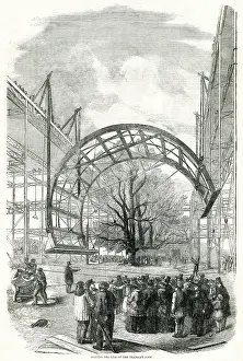 Ribs: Progress of building for the International Exhibition 1851