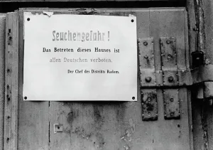 Infection: Prohibition of access in the ghetto of Radom, 1941