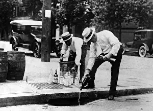 Elimination: Prohibition: alcohol destruction in the USA