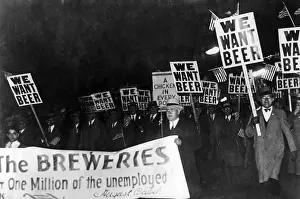 Prohibition: Prohibition: Demonstration in Newark, 1931