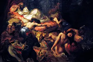 Assyrian: Project of the Death of Sardanapalus by Eugene Delacroix. 18