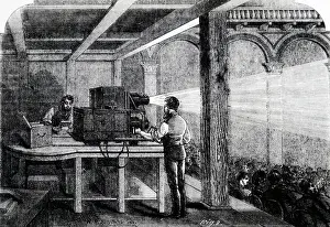 Educator: Projection room at the Regent Street Polytechnic