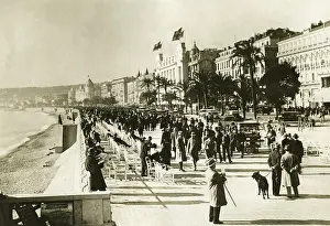 Strolling: The Promenade des Anglais in Nice, 1931
