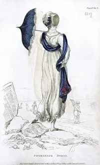 Muslin: PROMENADE DRESS 1809