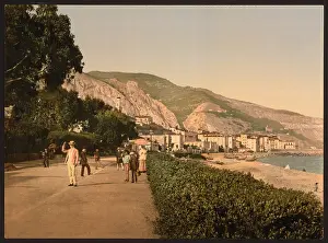 Mentone: Promenade du midi, Mentone, Riviera