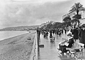 D Azur: Promenade of the English in Nice, 1912