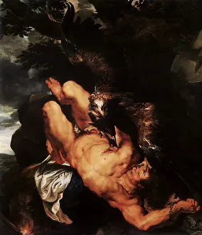 1610: Prometheus Bound, by Rubens