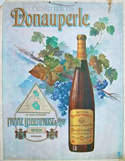 Viticulture: Promotional poster for Donauperle