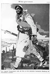 Commemorated: A propaganda drawing of the Simplicissimus