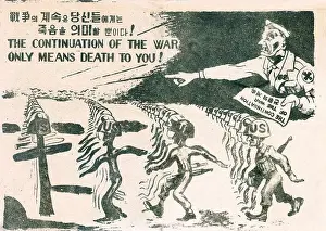 Anti American: Propaganda leaflet distributed by Communists during