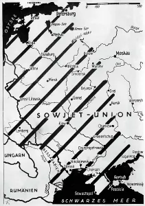 Territories: Propaganda map presenting Soviet territories