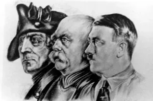 Chronological: Propaganda postcard from the 1930s