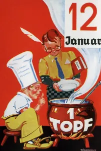 Charitable: Propaganda postcard for the WHW - Winter Relief