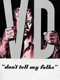 Announcement: Propaganda poster depicts an American serviceman