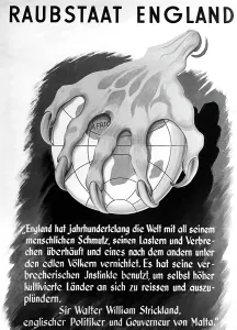 Evidence: Propaganda poster from the exhibition Raubstaat