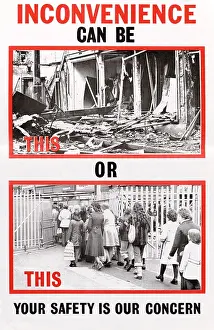 Leaflets: Propaganda poster in favour of Army security measures
