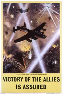 Searchlights: Propaganda poster for the RAF