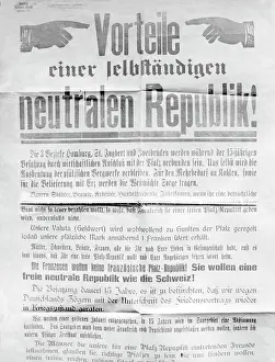 Separatist: A propaganda poster of the separatists, 1923