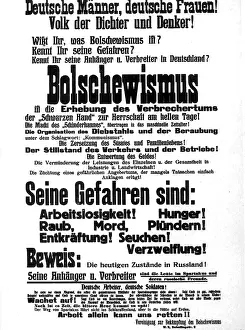 Propaganda poster against Spartacus League