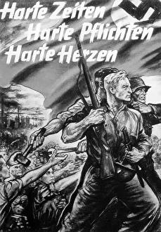 Remaining: Propaganda poster for the total war, 1943