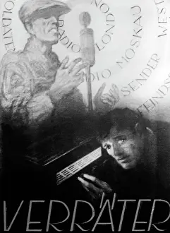 Receiver: Propaganda poster warns against traitors
