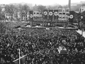Listeners: Propaganda speech of Goebbels on the election