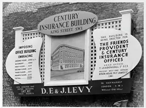 Levy: Property Development Sign, Century Insurance Building