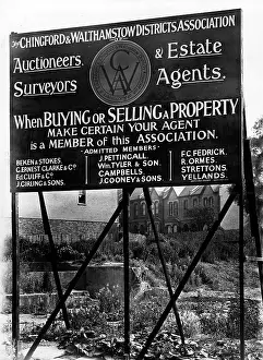 Signage: Property Development Sign, Chingford and Walthamstow