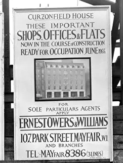 Signage: Property Development Sign, Curzonfield House, London