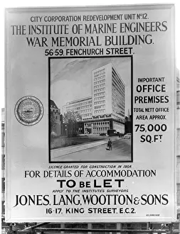 Wootton: Property Development Sign, Fenchurch Street, London