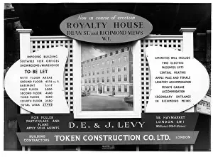 Levy: Property Development Sign, Royalty House, London W1